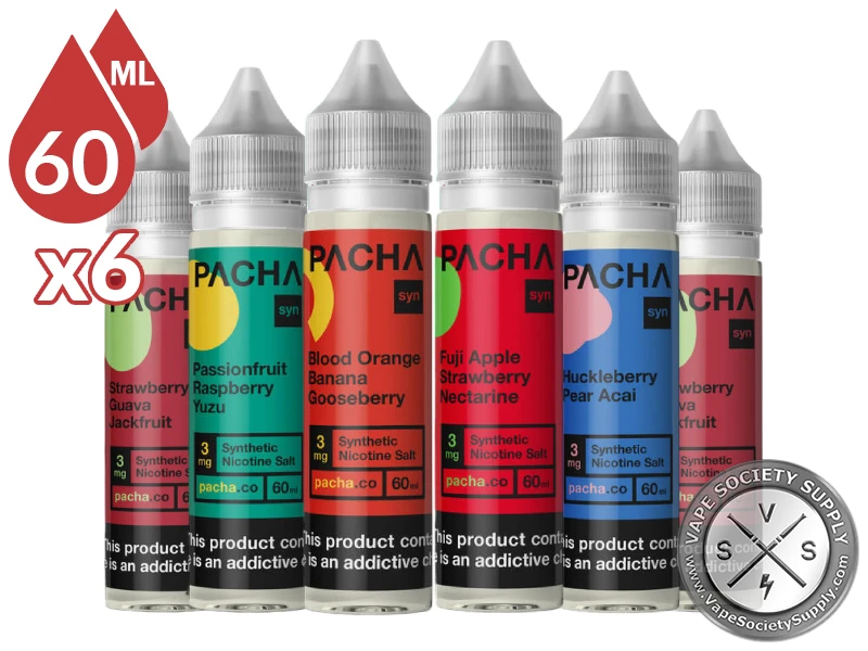 PACHA Bundle 6x60ml (360ml)