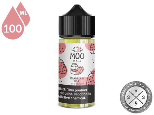 Strawberry Milk By Moo E-Liquids 100ml