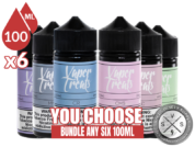 Vaper Treats E-Juice Bundle 600ml (6 100ml)
