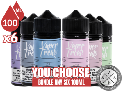 Vaper Treats E-Juice Bundle 600ml (6 100ml)