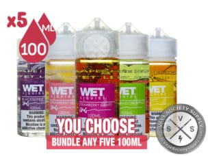 Ejuice Bundle by Wet Liquids 300ml