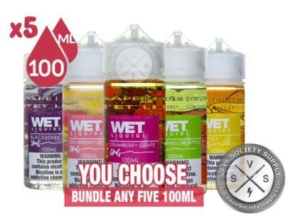 Ejuice Bundle by Wet Liquids 300ml