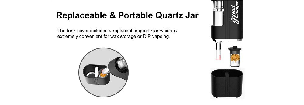 Airistech Headbanger Quartz Vaporizer dry herb