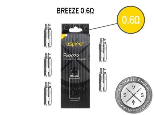 Aspire Breeze 1 & 2 Coils 5 Pack U-TECH