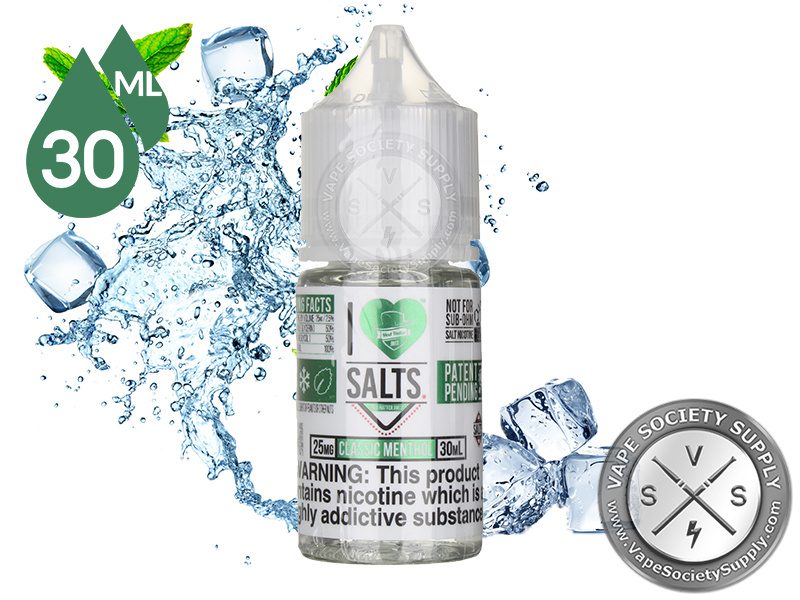 Classic Menthol By Mad Hatter I Love Salts 30ml ⋆ $12.99