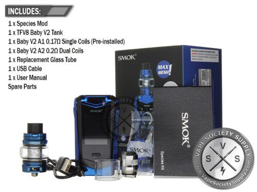 SMOK SPECIES 230W AND TFV8 BABY V2 STARTER KIT