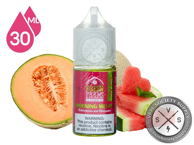 Morning Melon Fresh Farms Salt 30ml  Vape Juice  $12.99