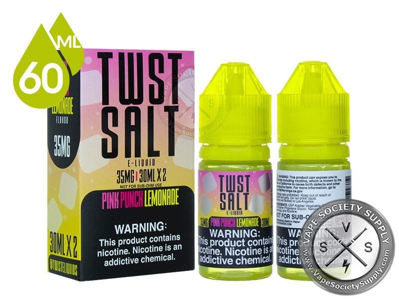 Pink Punch Lemonade By Twist Salt E Liquids Vapesocietysupply