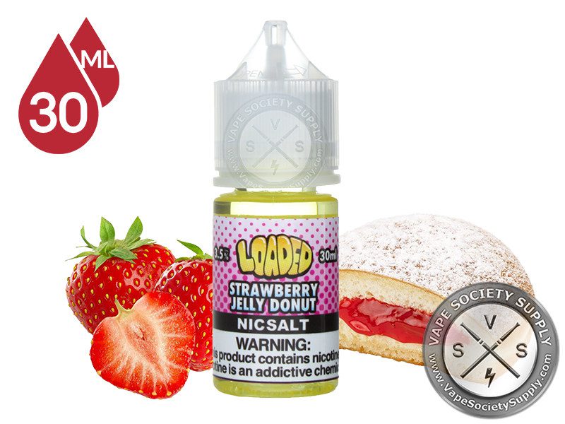 Strawberry Jelly Donut Loaded Nic Salt 30ml ⋆ 10.99