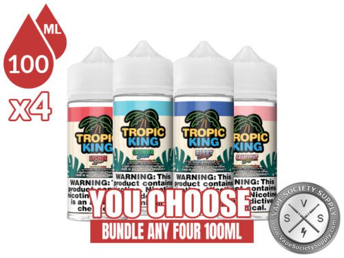 Tropic King E-Juice Bundle 4 100ml (400ml)