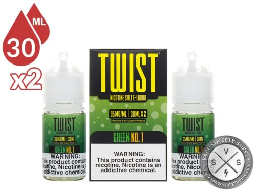 Twist Salt 2x30ml Green No 1 E Juice
