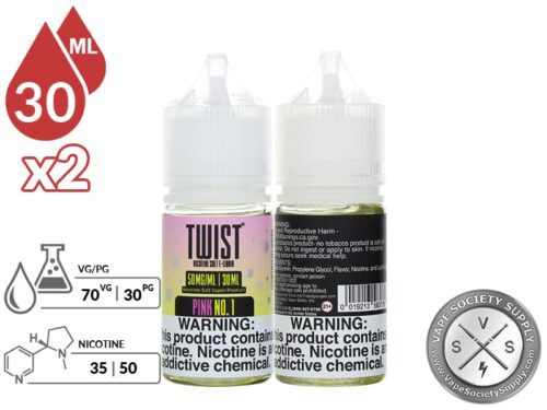 Twist Salt 2x30ml Pink No 1 EJuice