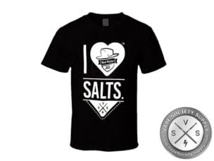 Mad Hatter -I love Salts Tshirt Black
