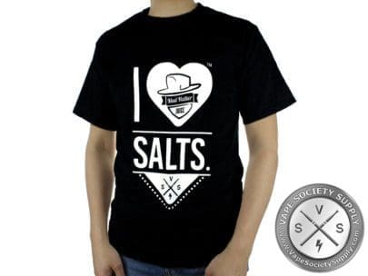 Mad Hatter -I love Salts Tshirt Black