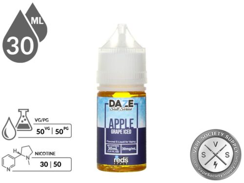Reds Apple Salt Series Iced 30ml Grape Iced EJuice