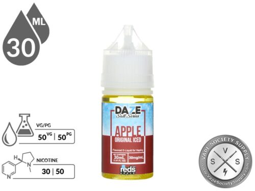 Reds Apple Salt Series Iced 30ml Original Iced E Juice