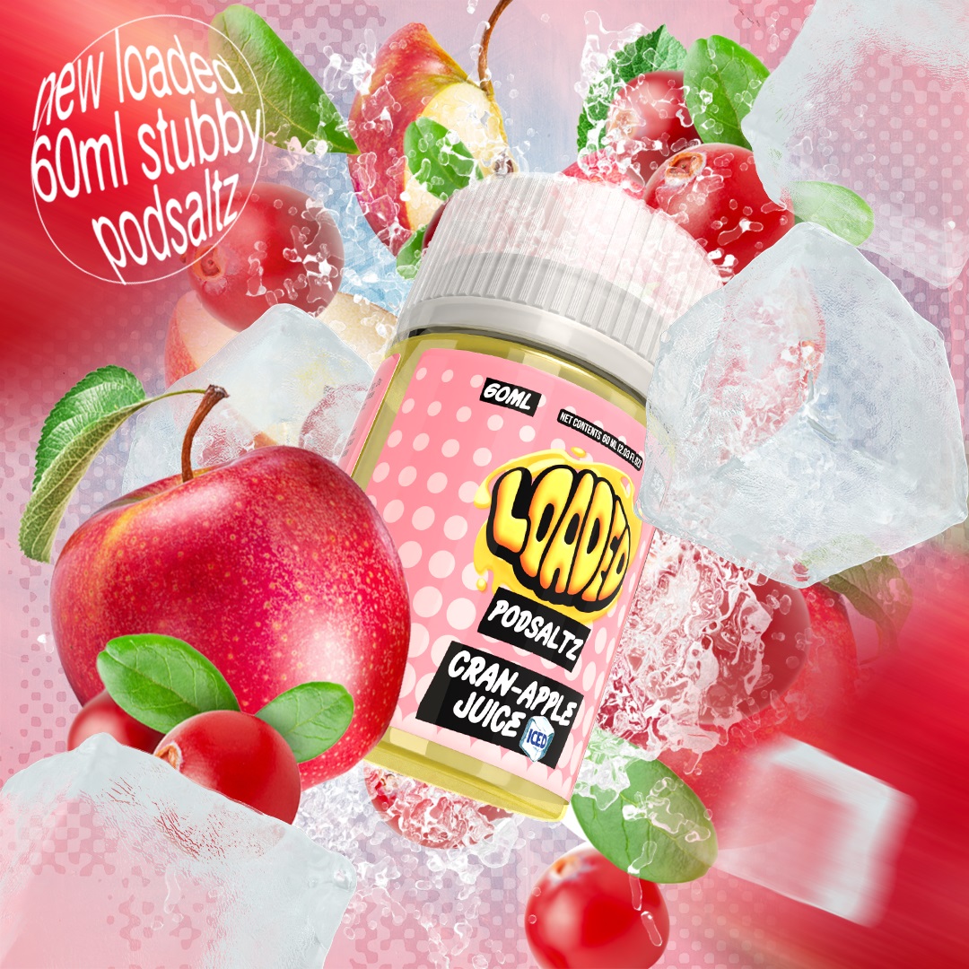 Cran Apple Iced podsaltz loaded ejuice