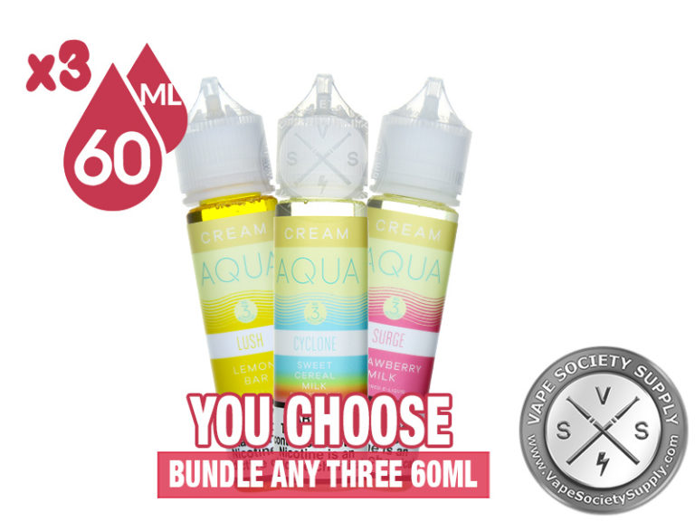 Aqua Cream Choice Bundle (3 x 60ml)