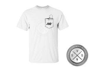 Lost Art White Pocket Tshirt
