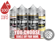 Nitro's Cold Coffee Brew E-Liquid Bundle 4 100ml (400ml)