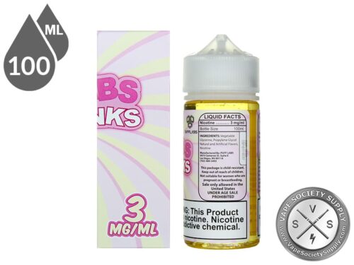Puff Labs 100ml Pinks E Juice