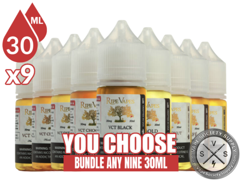 Ripe Vapes Saltz Bundle 270ml (9 30ml)