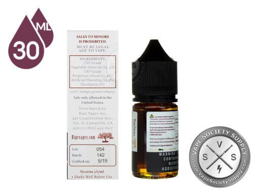 VCT Chocolate by Ripe Vapes Handcrafted Saltz 30ml - Image 3