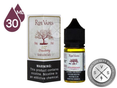 VCT Strawberry by Ripe Vapes Handcrafted Saltz 30ml - Image 2