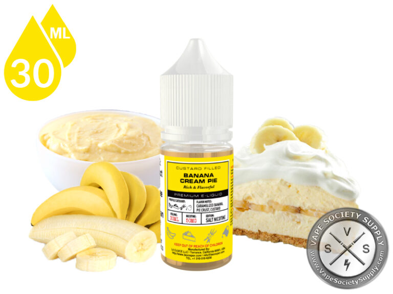Banana Cream Pie GLAS BSX VAPOR SALTS