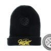 Black Patch Beanie - Gold Logo by Lost Art