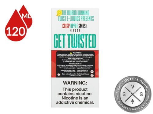 Crisp Apple Smash by Apple Twist E-Liquid 120ml