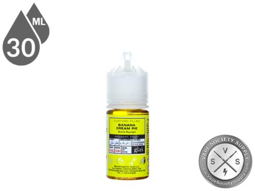Glas Basix Salt 30ml Banana Cream Pie E Juice