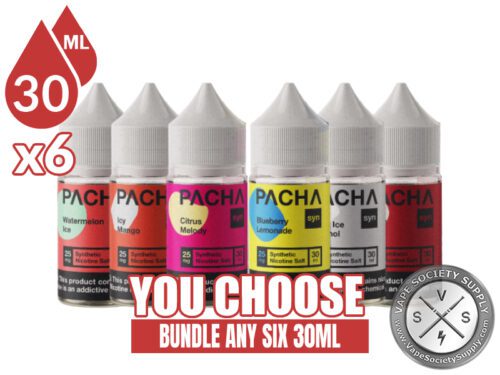 PACHA SALT Bundle 6x30ml (180ml)