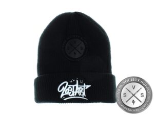Patch Beanie-White Logo by Lost Art