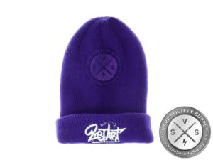 Patch Beanie - White Logo by Lost Art