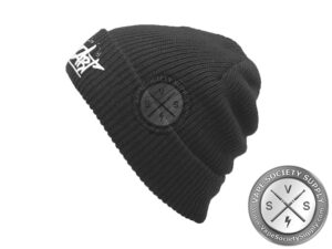Patch Beanie-White Logo by Lost Art