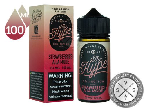 Strawberries A LA Mode by Propaganda E-Liquid 100ml