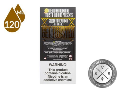 Golden Honey Bomb by Honey Twist E-Liquid 120ml