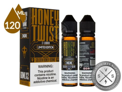 Golden Honey Bomb by Honey Twist E-Liquid 120ml