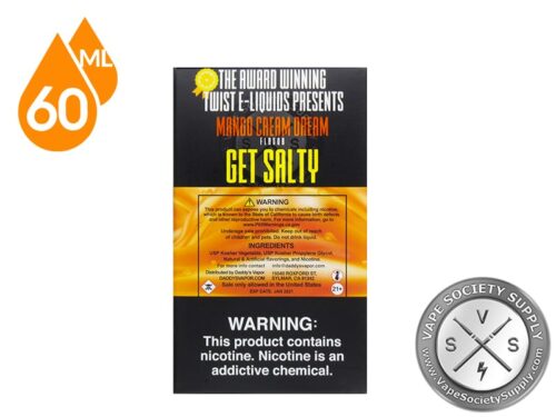 Mango Cream Dream by Twist Salt E-Liquid 60ml