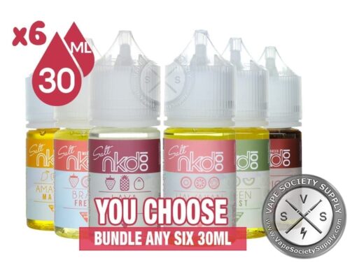 Naked 100 Salt Bundle 180ml 6x30ml