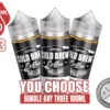Nitro's Cold Brew E-Liquid Bundle 3x100ml (300ml)