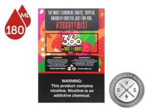 Triple Red by 360 Twist E-Liquids 180ml (3x60ml)