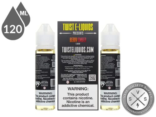 Twist 120ml Berry Amber EJuice