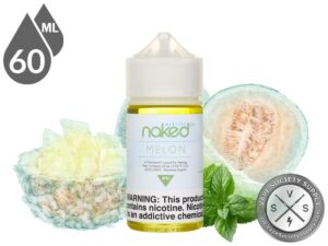 Melon Naked 100 Menthol E-Liquids - Refreshing vape with pineapple, honeydew, and cantaloupe blend