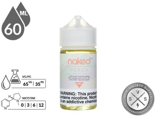 Naked 100 60ml Peach EJuice