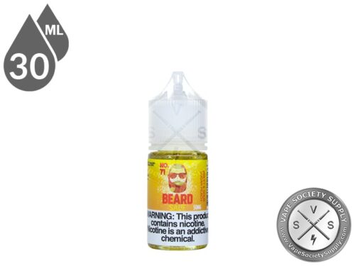 No.71 Sweet & Sour Sugar Peach Salts by Beard Vape Co 30ml