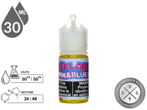 Puff Labs Salt 30ml Pink And Blues Vape Juice