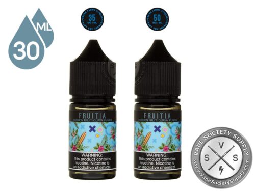 Passion Fruit Guava Punch Salt - Fruitia by Fresh Farms E-Liquid 30ml