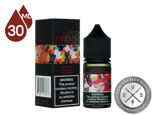 Strawberry Coconut Refresher Salt - Fruitia by Fresh Farms E-Liquid 30ml